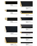 Black mouldings