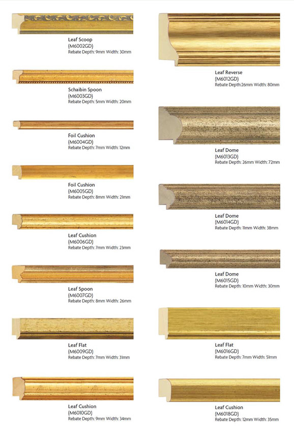 Gold mouldings