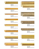 Gold mouldings