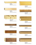 Gold mouldings